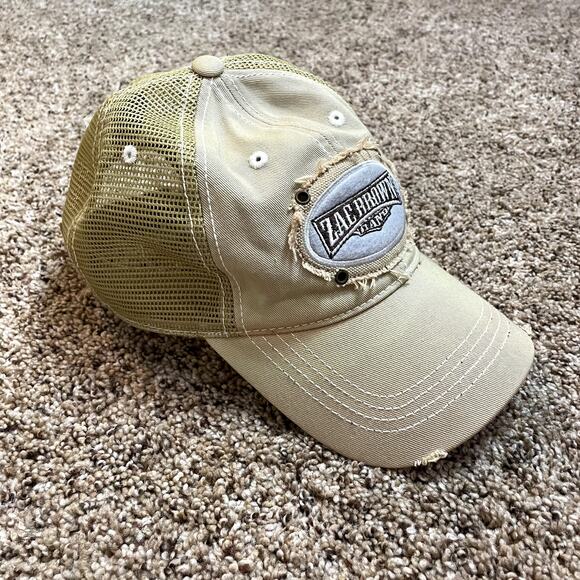 Zac Brown Band Trucker Hat in Tan | Country Music Zac Brown Band Merch - Picture 3 of 9